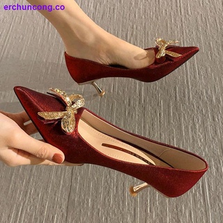 Tacones vinotinto online mujer