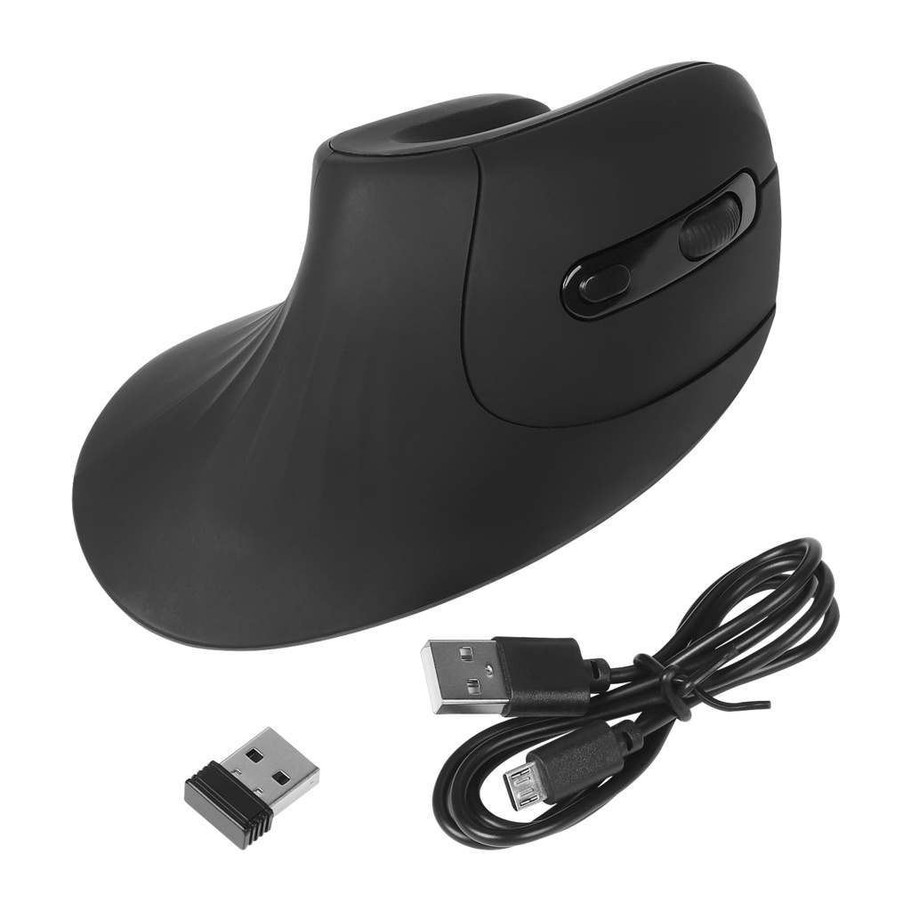 Ratón Silencioso Recargable 6 Botones 3200 DPI Para Juegos Inalámbrico ...