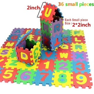 18 Piezas Alfombra Puzzle para Bebés y Niños - 30x30 Suelo Goma EVA Tapete  Juego