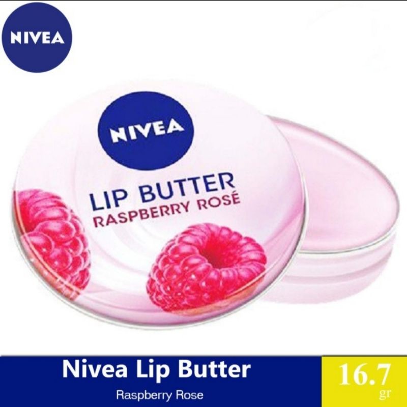 Nivea Lip Butter Raspberry Rose/vainilla Y Macadamia 16.7gr | Shopee ...