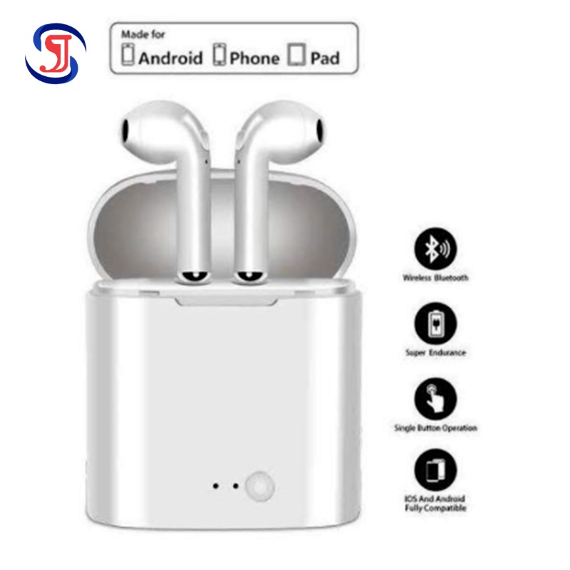 Aud fonos Inal mbricos i7S Tws i7 mini Bluetooth Para Celular Con