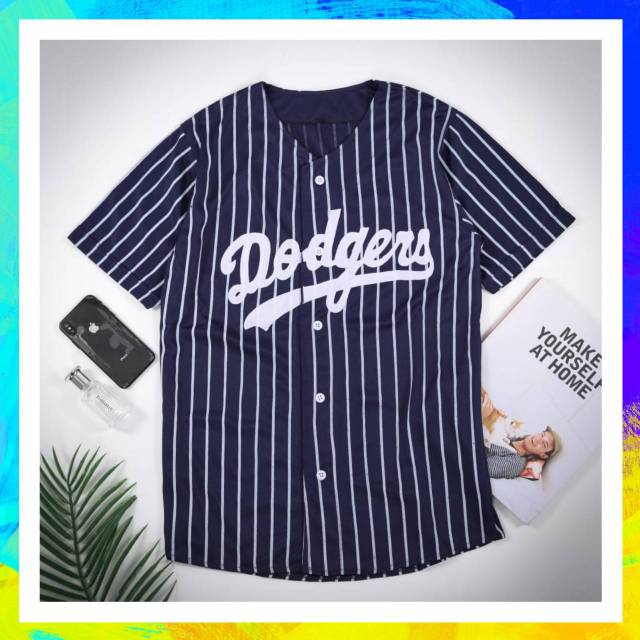 Camiseta de béisbol de la marina para mujer dodgers navy Pay On