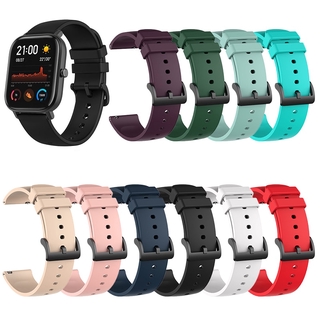 Correa de silicona para reloj inteligente, pulsera de repuesto para Huami Amazfit  GTR Mini, 20mm