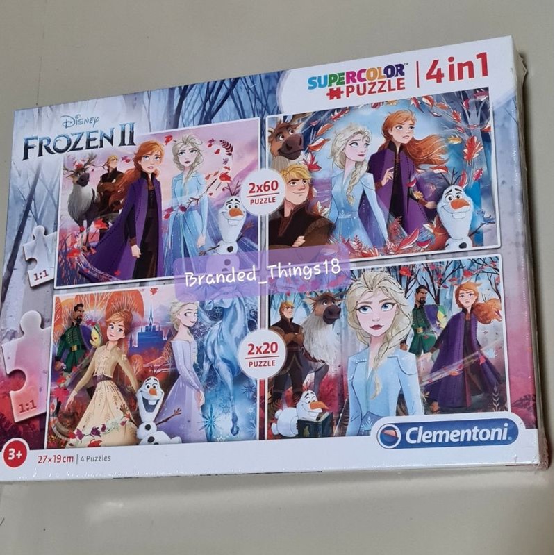 Frozen 2 Elsa Anna Disney Clementoni 4 En 1 Rompecabezas Princesa ...