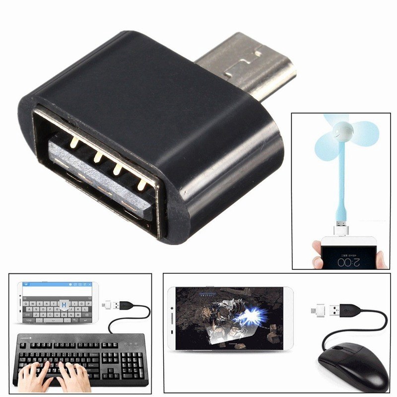 Cable otg con adaptador USB para smartphone y tablet