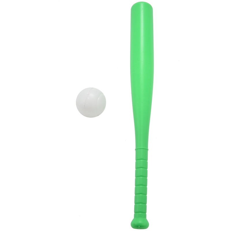 Juego De Béisbol Infantil Con 6 Bates Y 6 Pelotas De Plástico, Tamaño 43 Cm, Colores Surtidos, Para Niños Y Familias