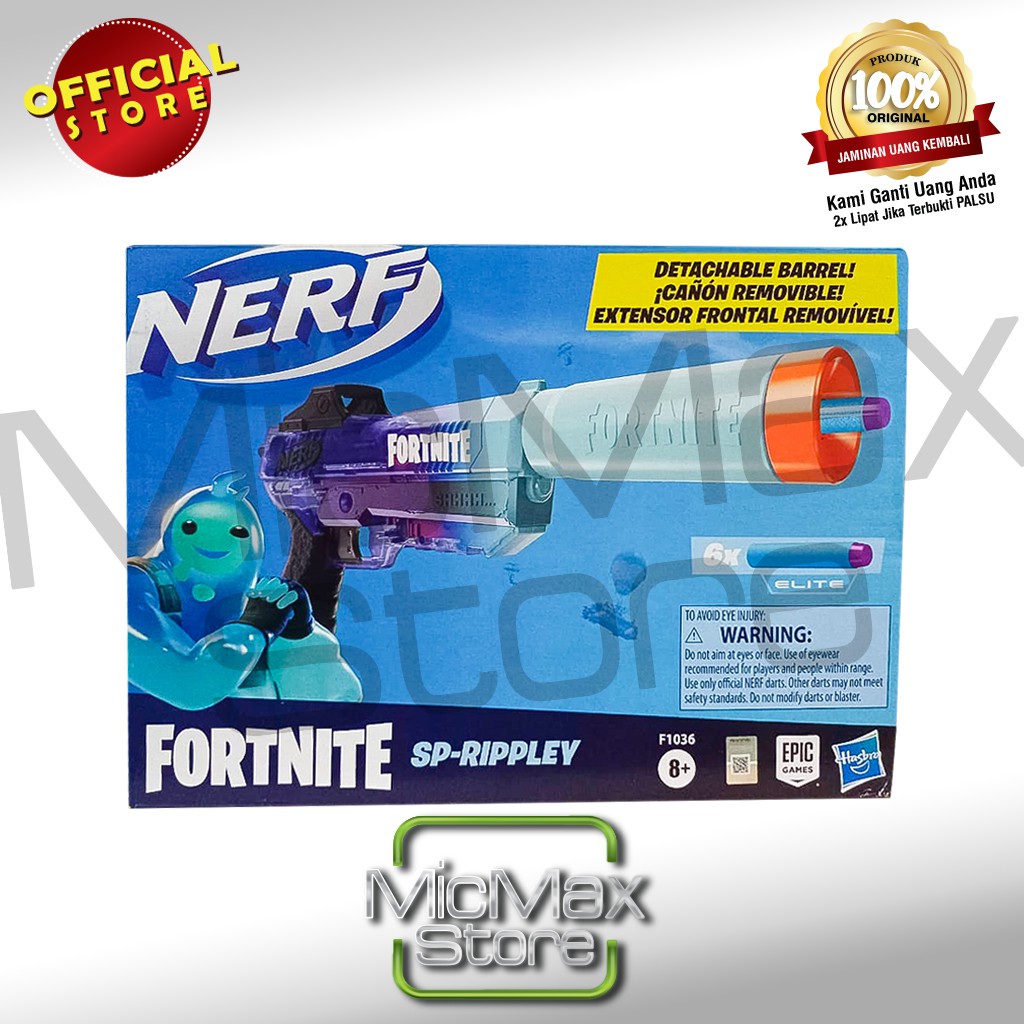 Nerf Lanzad Fornite Elite Dardos Respues