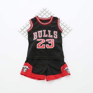 Conjunto de camiseta de baloncesto para niños pequeños, camiseta sin mangas  con letras y pantalones cortos para correr, ropa de verano para niños