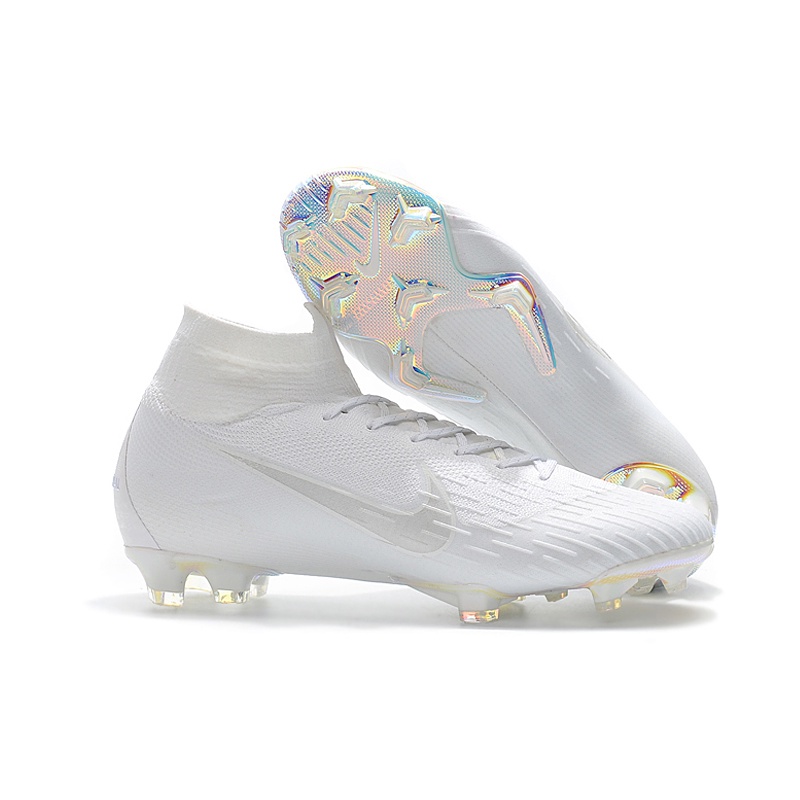 nike mercurial vi 360 elite fg blanco alta parte superior zapatos de fútbol hombres | Shopee Colombia
