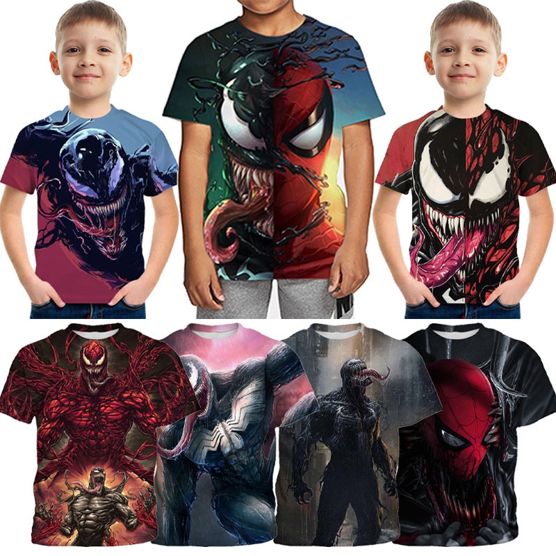 Camisas de discount spiderman para niños