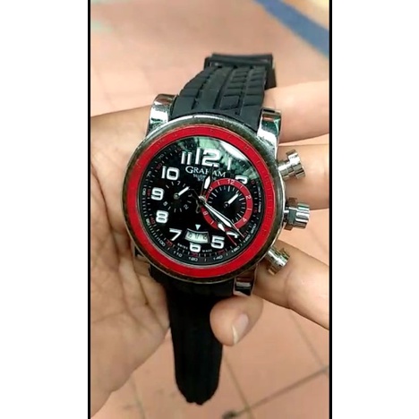 Reloj graham automatico clasico deportivo chrono relojes activados Shopee Colombia