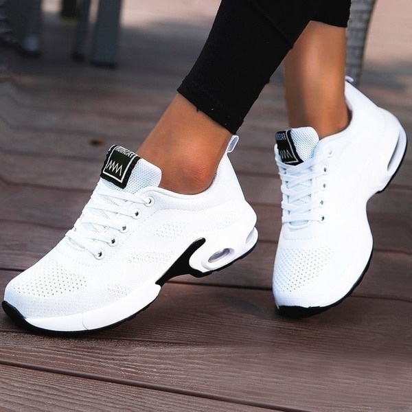 wonew] zapatos deportivos para mujer/zapatos deportivos de malla  transpirable/tenis deportivos