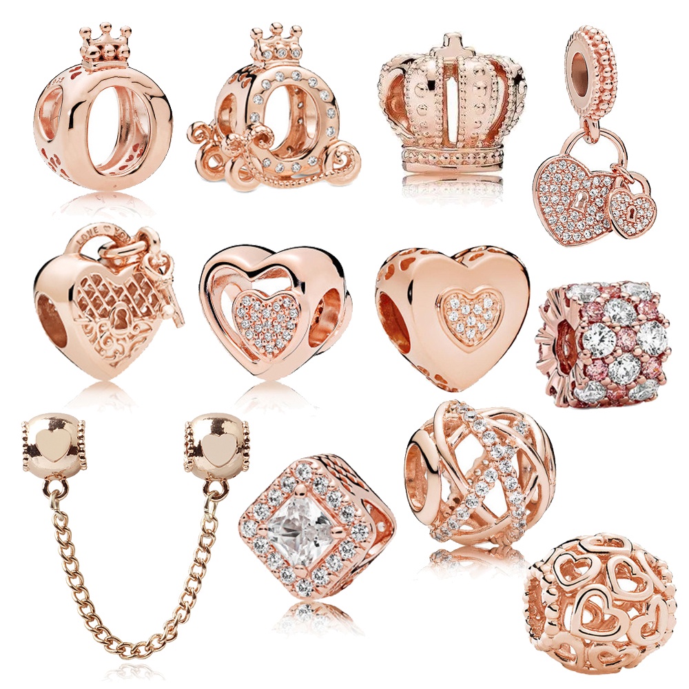 Charms on sale pandora rosa