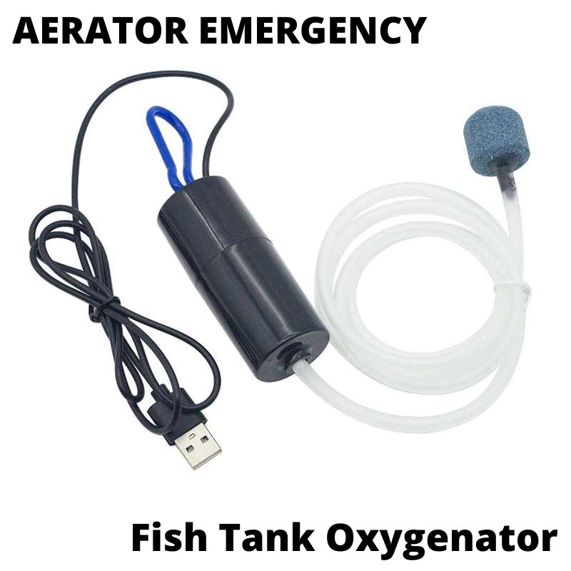 1w USB oxigenador acuario tanque de peces bomba de aire aireador de  emergencia