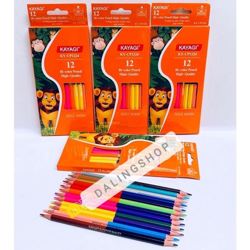 Dalingshop Coloringshop lápiz para colorear Kayagi Twin Animal lápiz de ...