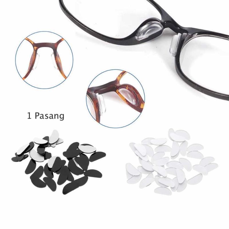 1 par de gafas de nariz almohadillas gafas gafas evitar corregir