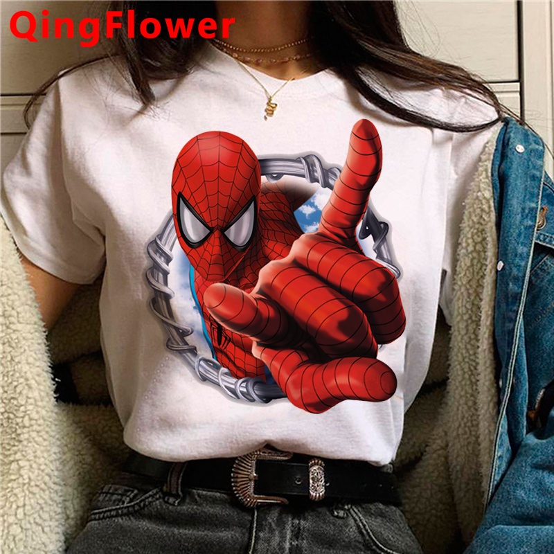 Playeras de marvel online para mujer