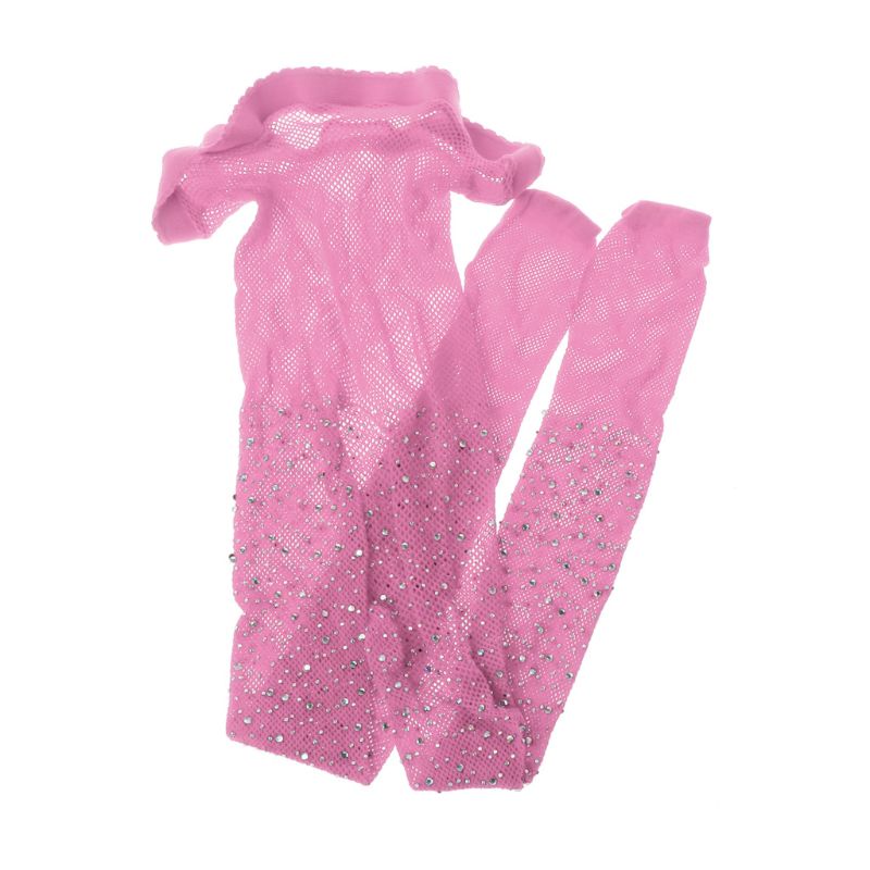 Medias de moda para niños y niñas, medias de malla de rejilla, medias