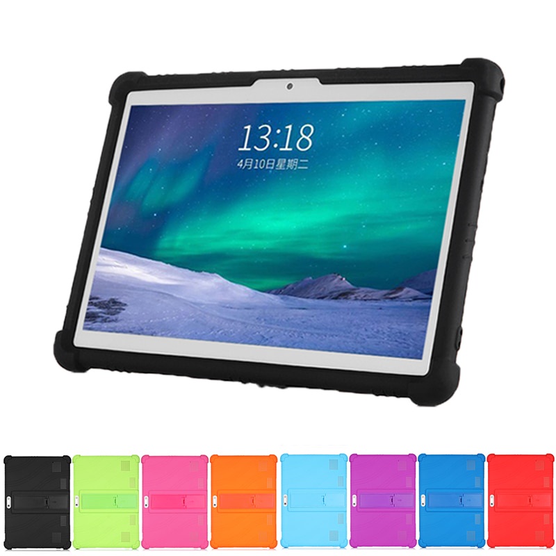 Tablet 10.1 funda Universal de silicona suave para Tablet PC de 10 10.1  pulgadas Android suave a prueba de golpes funda L 9.44in W 6.69in
