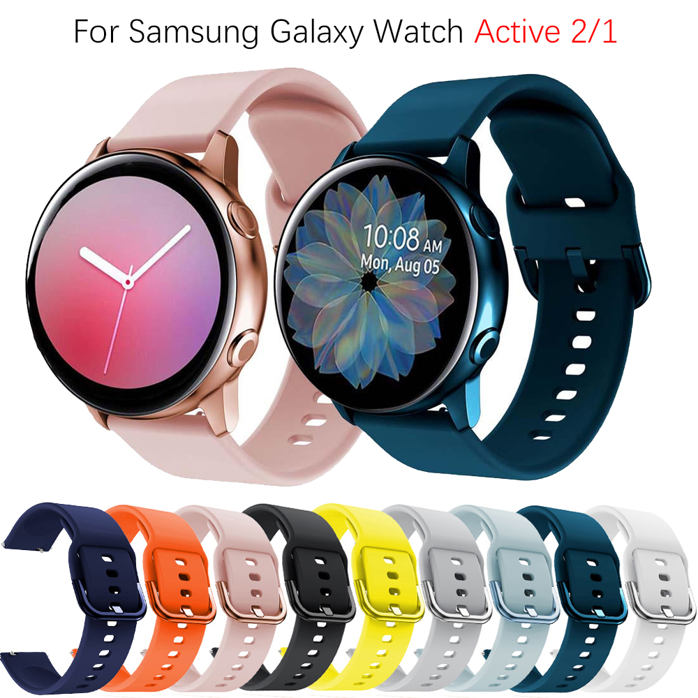 Correa Pulso Reloj inteligente samsung galaxy Active 40mm Color Naranja