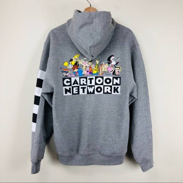 Cartoon NETWORK ALL CAST sudadera con capucha a cuadros CN ALL