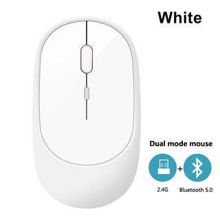 Ratón inalámbrico de la computadora Mouse Bluetooth PC silenciosa Mause  recargable ergonómico ratón USB de 2