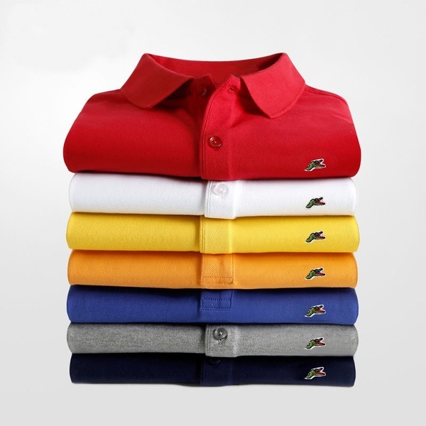 Camisa POLO LACOSTE De Verano Para Hombre Camiseta De Manga Corta Para Hombres De Negocios