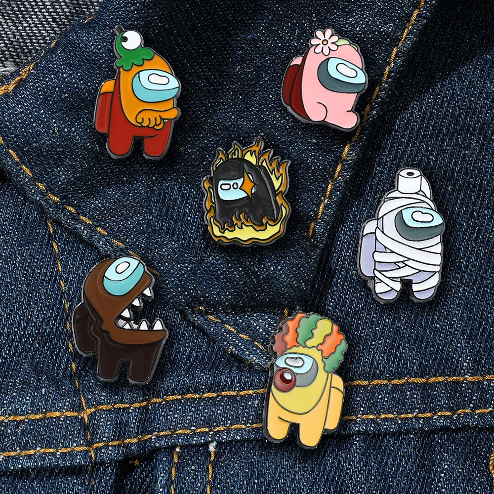 Broche Sundrop Y Moondrop De FNAF - Insignias De Metal Esmaltado Para Ropa, Mochilas Y Chaquetas, Pack De 2 Unidades
