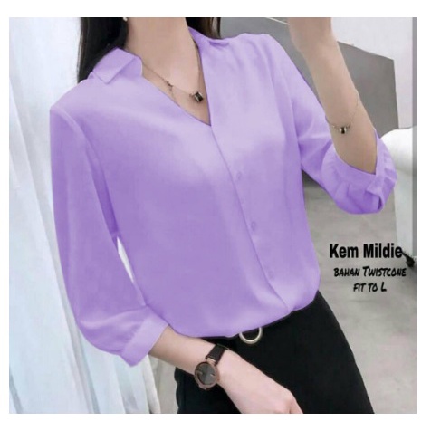 Ropa de mujer camisa de mujer Color lila morado