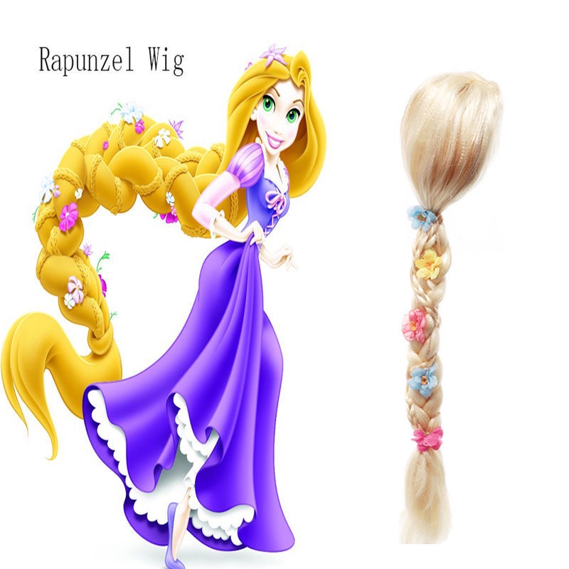 alfiler Lo dudo necesario Niños COS Peluca Rapunzel Papel-Juga Le Pei Princesa Trenza Rendimiento |  Shopee Colombia