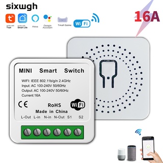 Wifi Mini Switch Tuya Smart Life App Pulsador Interruptor de luz