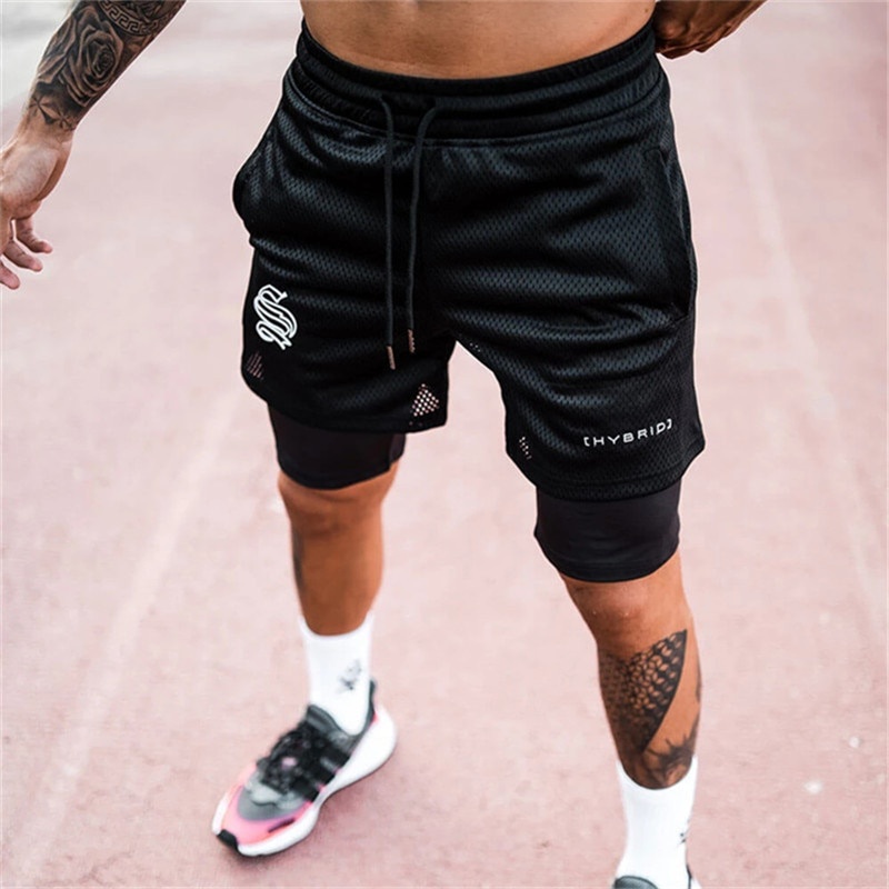 Pantalones cortos fitness online hombre