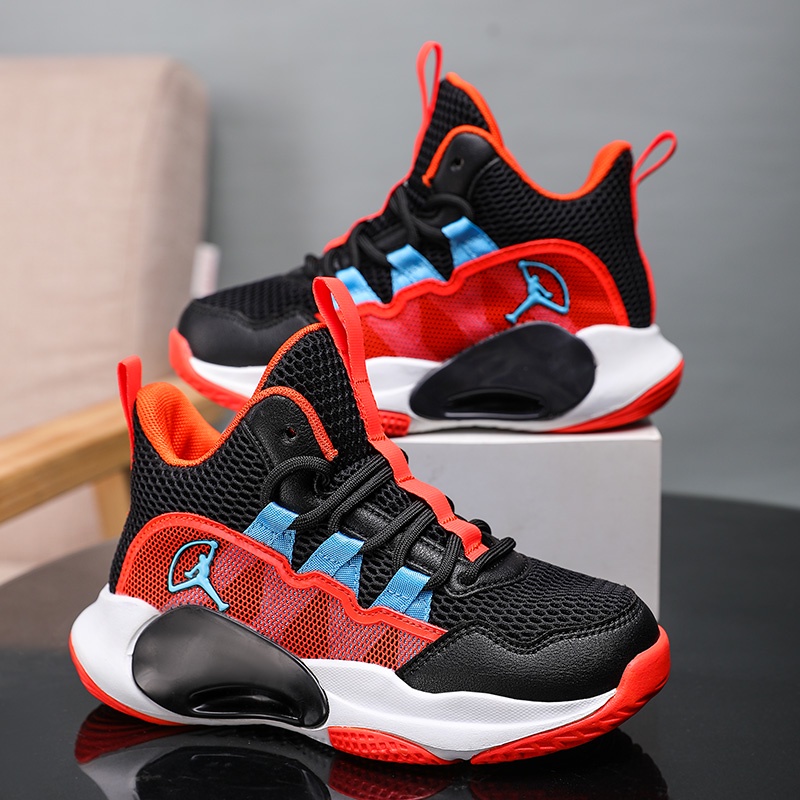 Nueva Marca De Ninos Zapatos De Baloncesto Para Zapatillas De Deporte De Suela Gruesa Antideslizante Nino Nina La Cesta Enfant Shopee Colombia