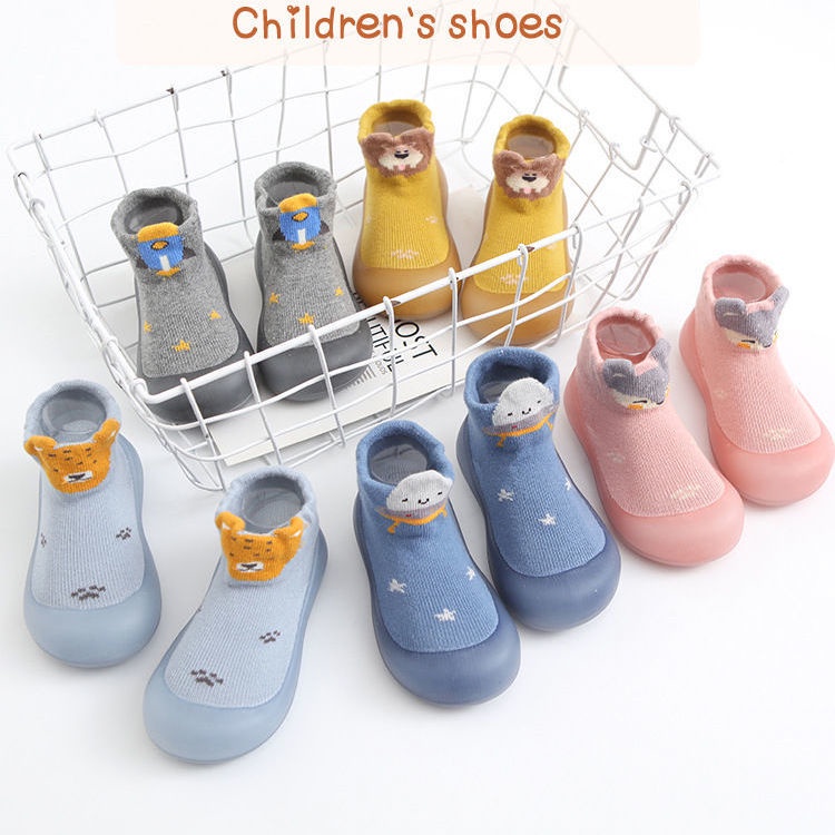 Calcetines antideslizantes para niños y niñas para otoño e invierno,  zapatos deportivos para el piso de interiores, zapatos deportivos para  bebés