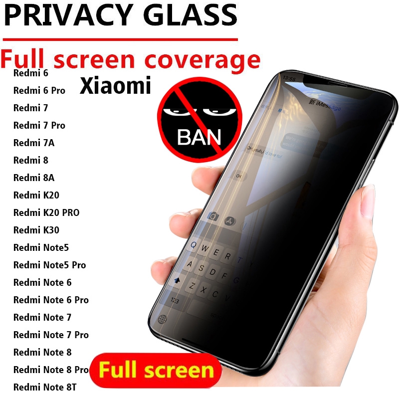 Cristal templado Privacidad Xiaomi Redmi 9/9a Protector de