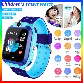 Q12B Kids Smartwatch Reloj de teléfono para niños con chat de voz de  llamada