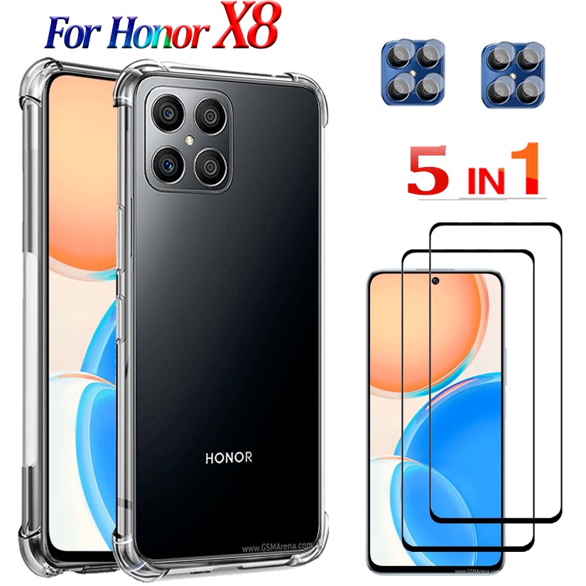 Funda Honor X8 De Silicona TPU Cubierta Trasera HonorX8 2022 Teléfono Suave