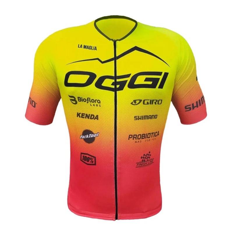 Maglia Ciclismo Uomo Manica Corta - Jersey Traspirante Con Tasche Posteriori Abbigliamento MTB - 8