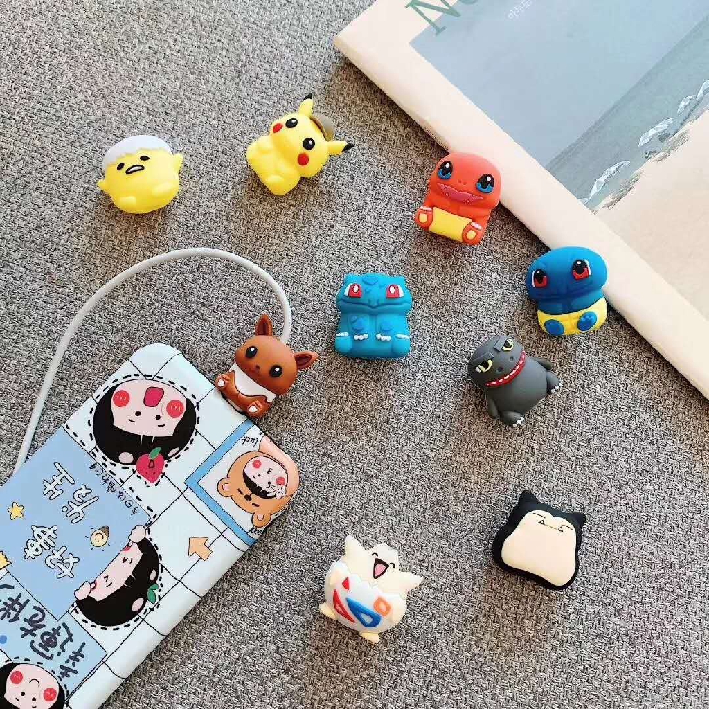 Figuras Pokémon para Cable de cargadores 