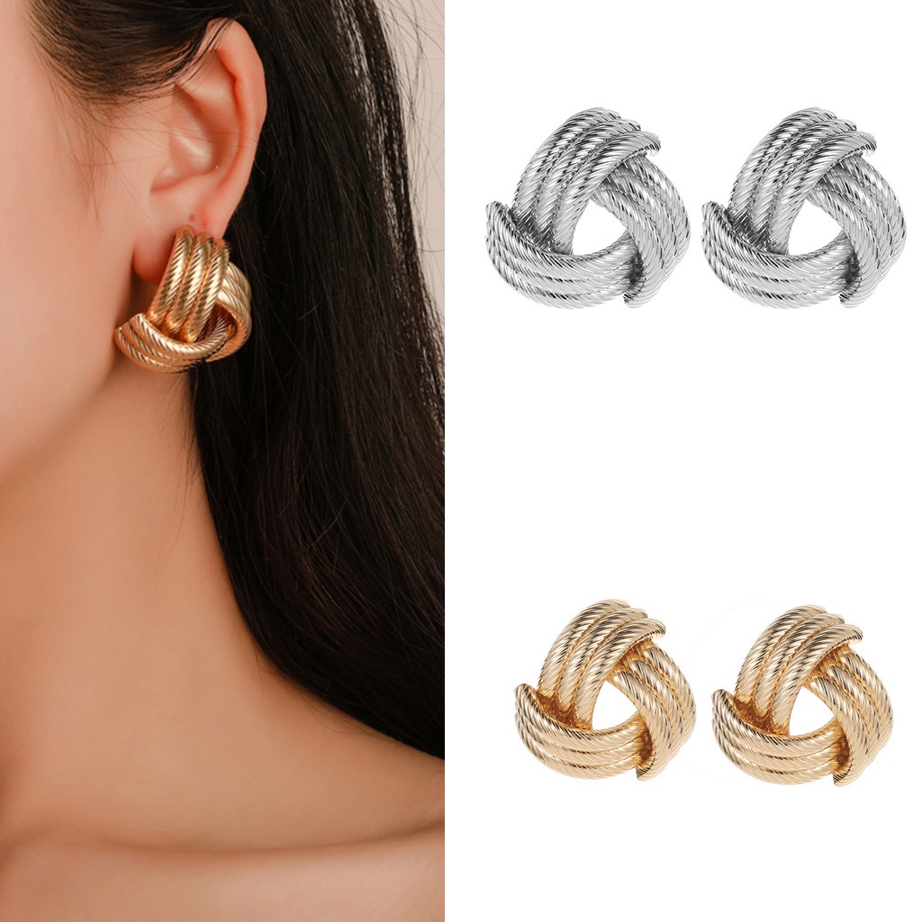 Real 14k Gold Earrings Telephone Ear jacket - Aretes oro estilo telefono