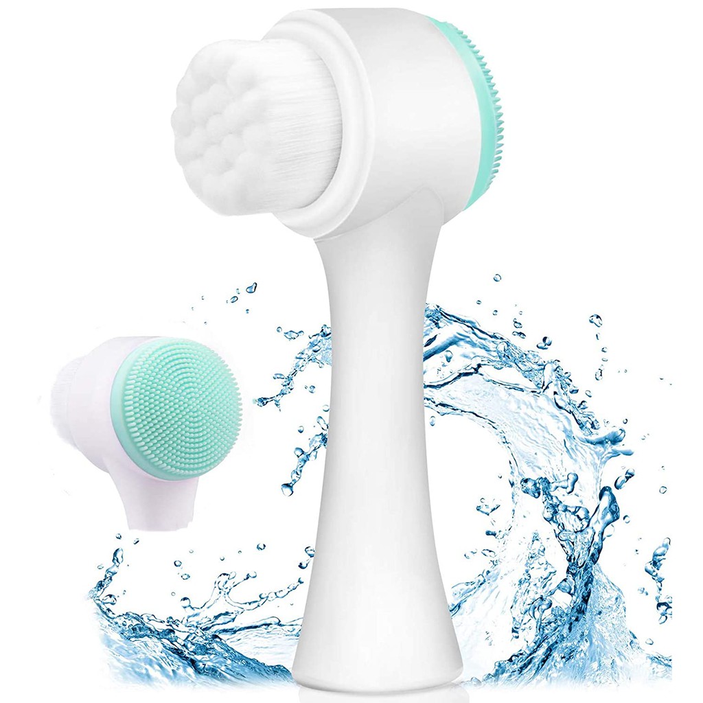 Limpieza facial de limpieza profunda-Cepillo limpiador suave y