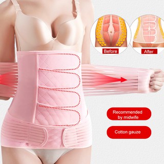 Banda de vientre posparto 3 en 1, faja de apoyo para recuperación de  abdomen, faja poscirugía, cinturón de apoyo para el abdomen, la cintura y  la