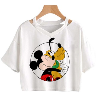 Camiseta Mickey - Blanco - Camiseta Tirantes Mujer Disney 