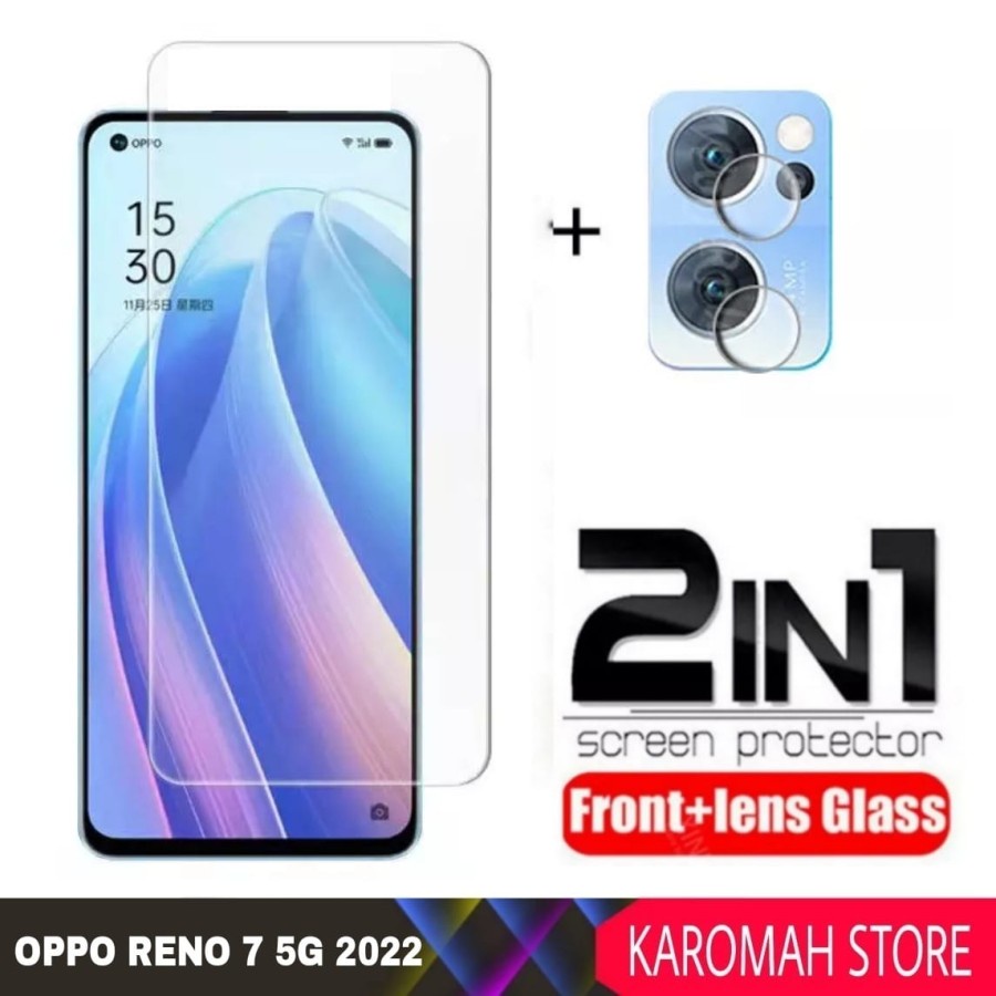2 Pz Vetro Temperato Per OPPO Reno 5/6/5 Lite – Protezione Schermo 9H Trasparente