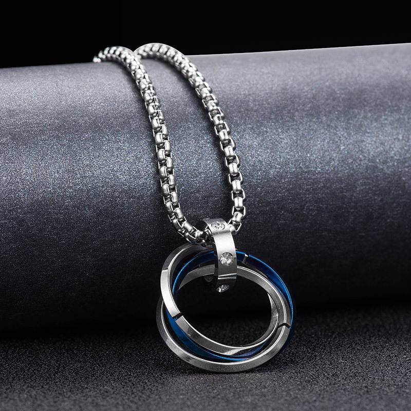 Collar Cubano De Acero Inoxidable Para Hombres - 3mm Grosor, 50cm Largo - Hecho A Mano, Hipoalergénico - Ideal Como Regalo