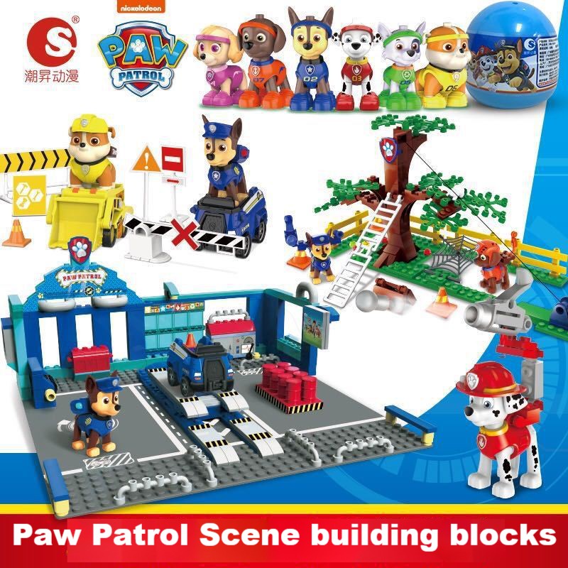 Paw Patrol Juguetes De Patrulla Canina Bloques De Construccion Lego Para Ninos Y Ninas