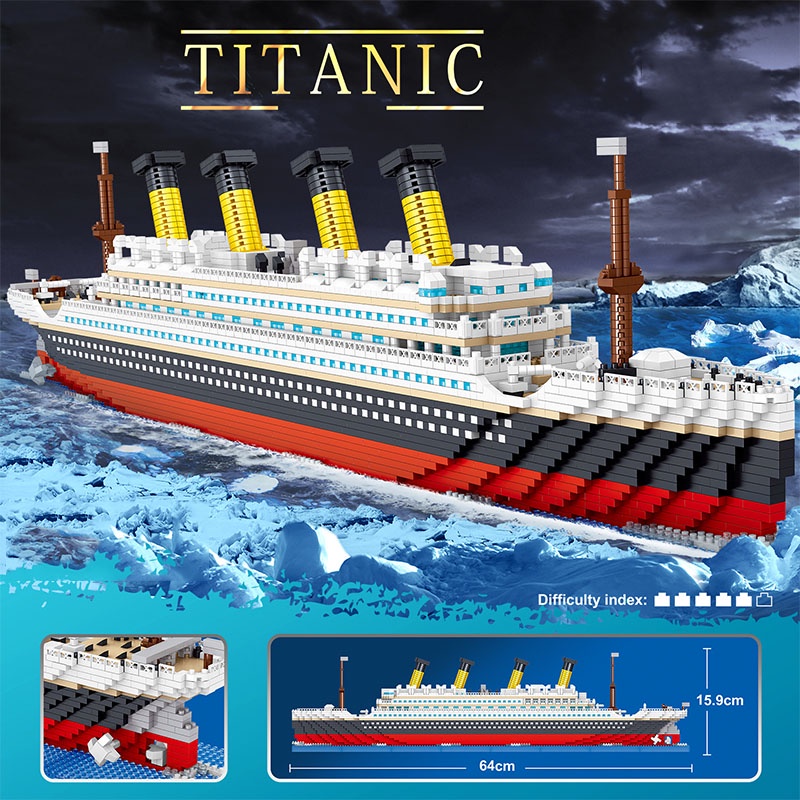 Lego cheap titanic precio