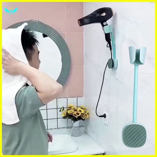 Soporte para secador de pelo manos libres ajustable de 360°, soporte para  secadora de pelo montado en la pared con colgador de cable, soporte  flexible