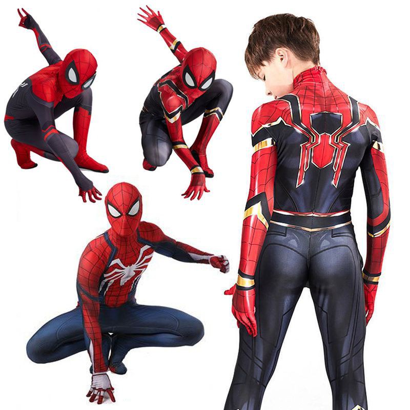 Disfraz de cosplay de Spiderman para adultos para niños