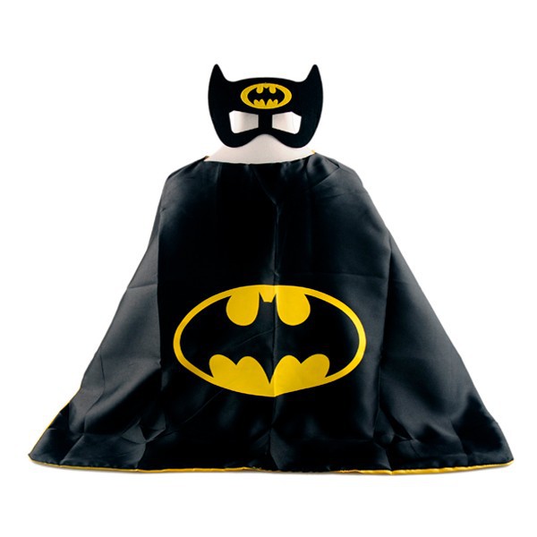 Disfraz De Batman Para Niños | Capa Y Máscara De Superhéroe | Ideal Para Cumpleaños, Halloween Y Carnaval